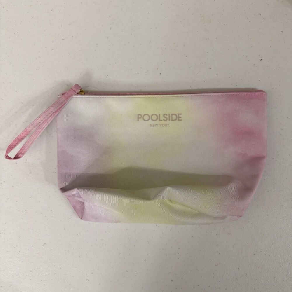 BRAND NEW POOLSIDE New York Wet/Dry Pouch Water Resistant Tie-Dye Wristlet Bag